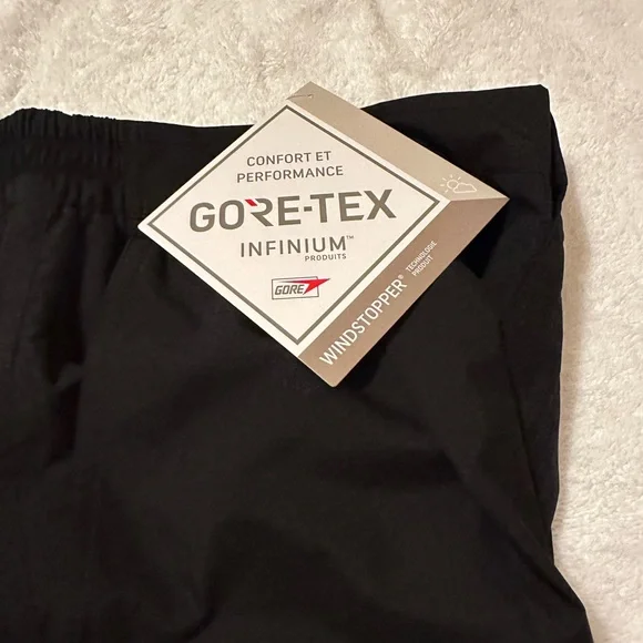 Adidas Black Skateboarding Gore-Tex Tech Water Resistant Unisex Pants Large